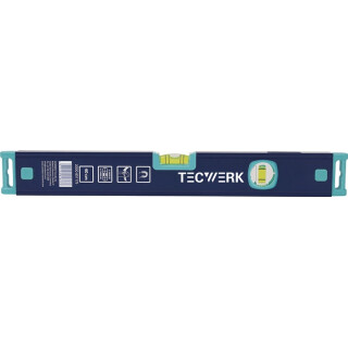 Magnet-Wasserwaage 80cm Alu.blau m.Magnet ± 0,5 mm/m TECWERK