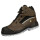 Nitras 7308, Sicherheitsstiefel, halbhoch,Tough Step Mid Fit, Vollleder, braun/schwarz