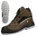 Nitras 7308, Sicherheitsstiefel, halbhoch,Tough Step Mid Fit, Vollleder, braun/schwarz