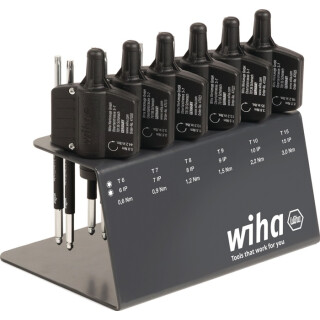 Drehmomentschraubendreher-Satz 2921 19-teilig 0,6-3 Nm einstellbar WIHA