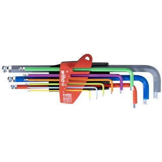 Sechskantwinkelschraubendrehersatz 369F 9-tlg.ProStar Hal.SW 1,5-10mm