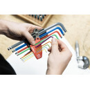 Sechskantwinkelschraubendrehersatz 369F 9-tlg.ProStar Hal.SW 1,5-10mm