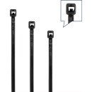 Kabelbinder Polyamid 6.6 schwarz 100St./Btl.