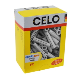 Celo FX-Nylondübel, 10 x 50 mm, 50 Stück pro Packung