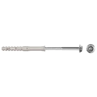 Celo Multifunktionsrahmendübel MFR SB 8-60 SSKS, Senkbund, Sechskantschr. mit angepr. Scheibe, galv. verz. | 100 Stück pro Packung