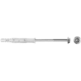 Celo Multifunktionsrahmendübel MFR SB 10-80 SSKS, Senkbund, Sechskantschr. mit angepr. Scheibe, galv. verz. | 50 Stück pro Packung