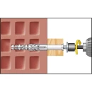 Celo Multifunktionsrahmendübel MFR SB 10-80 SSKS, Senkbund, Sechskantschr. mit angepr. Scheibe, galv. verz. | 50 Stück pro Packung
