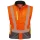 Elysee Atanas Warnschutz-Softshelljacke, orange/gelb/grau