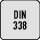 Spiralbohrersatz DIN 338 TypN D.1-10x0,5mm HSS TiN 19tlg.Metallkass.