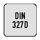 Bohrnutenfräser DIN 327D Typ N D.2mm HSS-Co8 Weldon Z.2 kurz PROMAT