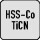 Walzenstirnfräser DIN 1880 Typ HR D.80mm HSS-Co5 TiCN Z.10 PROMAT