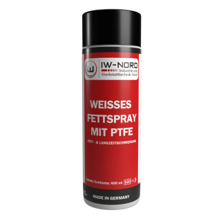 Weisses Fettspray mit PTFE 400 ml Aerosol Dose