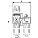 Prevost ALTO 2 - Doppelblock - Filter-Manometer, Regler...
