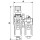 Prevost ALTO 2 - Doppelblock - Filter-Manometer, Regler und Öler mit Befestigung