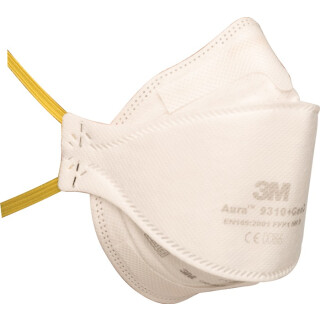 Atemschutzmaske 9310+Gen3 FFP1 NRD o.Ventil,faltbar 20St./KT 3M