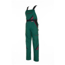 Planam Highline Latzhose | Farbe grün/schwarz/rot |...