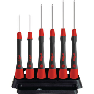 Feinmechanikerschraubendrehersatz 264 PK 601 6-tlg.6-KT.m.Kugelk.WIHA