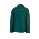 Planam Highline Softshelljacke | Farbe grün/schwarz/rot