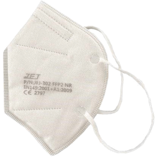 Hase Atemschutzmaske-Faltmaske FFP2 CE2797