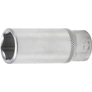 Steckschlüssel-Einsatz Sechskant, tief | Antrieb Innenvierkant 6,3 mm (1/4") | SW 14 mm
