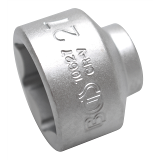 Steckschlüssel-Einsatz Sechskant | Antrieb Innenvierkant 10 mm (3/8") | SW 27 mm