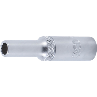 Steckschlüssel-Einsatz Zwölfkant, tief | Antrieb Innenvierkant 6,3 mm (1/4") | SW 5 mm