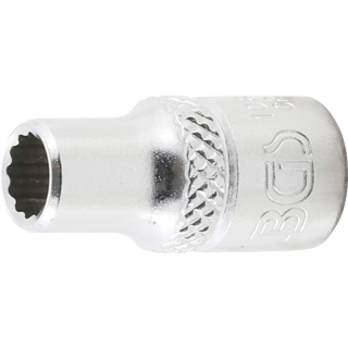 Steckschlüssel-Einsatz Zwölfkant | Antrieb Innenvierkant 6,3 mm (1/4") | SW 7/32"