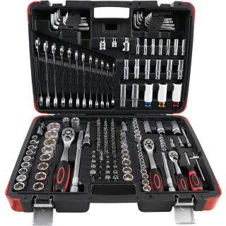 Steckschlüssel-Satz | Antrieb 6,3 mm (1/4") / 10 mm (3/8") / 12,5 mm (1/2") | 176-tlg.