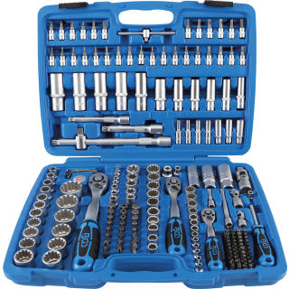 Steckschlüssel-Satz "Gear Lock" | Antrieb 6,3 mm (1/4") / 10 mm (3/8") / 12,5 mm (1/2") | 192-tlg.