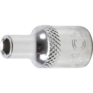 Steckschlüssel-Einsatz Sechskant | Antrieb Innenvierkant  6,3 mm (1/4") | SW 4 mm
