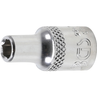 Steckschlüssel-Einsatz Sechskant | Antrieb Innenvierkant 6,3 mm (1/4") | SW 4,5  mm