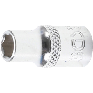 Steckschlüssel-Einsatz Sechskant | Antrieb Innenvierkant 6,3 mm (1/4") | SW 6 mm