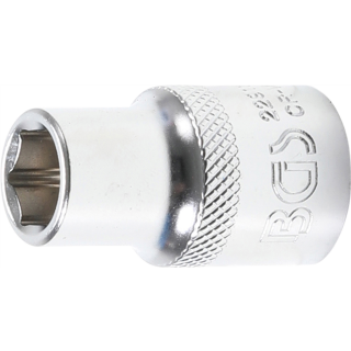 Steckschlüssel-Einsatz Sechskant | Antrieb Innenvierkant 12,5 mm (1/2") | SW 11 mm