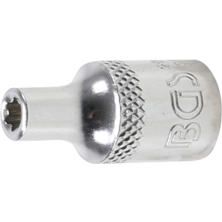 Steckschlüssel-Einsatz | E-Profil | Antrieb Innenvierkant 6,3 mm (1/4") | SW E4