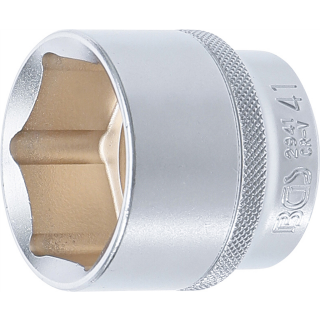 Steckschlüssel-Einsatz Sechskant | Antrieb Innenvierkant 12,5 mm (1/2") | SW 41 mm
