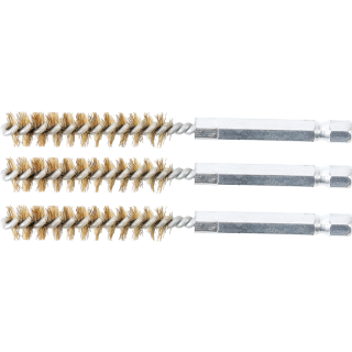 Messingbürste | 10 mm | Antrieb Außensechskant 6,3 mm (1/4") | 3-tlg.