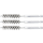 Stahlbürste | 11 mm | Antrieb Außensechskant 6,3 mm (1/4") | 3-tlg.
