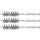 Stahlbürste | 14 mm | Antrieb Außensechskant 6,3 mm (1/4") | 3-tlg.