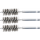 Stahlbürste | 17 mm | Antrieb Außensechskant 6,3 mm (1/4") | 3-tlg.