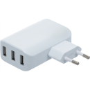 Universal USB-Ladegerät | 3 USB-Ports | max 3.4 A...