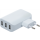 Universal USB-Ladegerät | 3 USB-Ports | max 3.4 A total max. 2.4 A / USB | 110 - 240 V