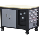 Werkstattwagen | 2 x 5 Schubladen | 1 Schrank | leer