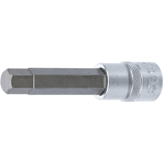 Bit-Einsatz | Länge 100 mm | Antrieb Innenvierkant 12,5 mm (1/2") | Innensechskant 13 mm