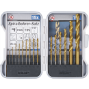 HSS-Spiralbohrer-Satz | titan-nitriert | 1,5 - 10 mm |...