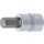 Bit-Einsatz | Antrieb Innenvierkant 20 mm (3/4") | Innensechskant 19 mm