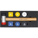Wechselkopf-Hammer-Satz | Ø 43 mm | 9-tlg.
