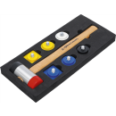Wechselkopf-Hammer-Satz | Ø 43 mm | 9-tlg.