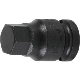 Kraft-Bit-Einsatz | Antrieb Innenvierkant 12,5 mm (1/2") | Innensechskant 17 mm