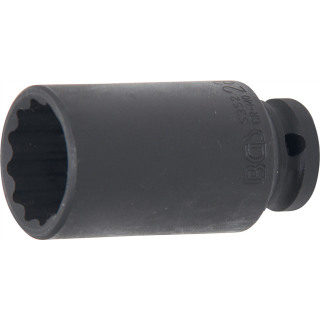 Kraft-Steckschlüssel-Einsatz Zwölfkant | Antrieb Innenvierkant 12,5 mm (1/2") | SW 28 mm