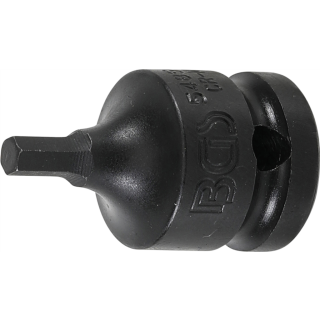 Kraft-Bit-Einsatz | Antrieb Innenvierkant 12,5 mm (1/2") | Innensechskant 5 mm
